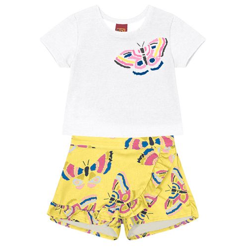CONJUNTO INFANTIL- FEMININO - TAMANHO 4 AO 8 # 1000475 - KYLY