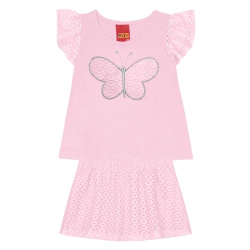 CONJUNTO INFANTIL - FEMININO - TAMANHO 4 AO 8 #1000687 - KYLY