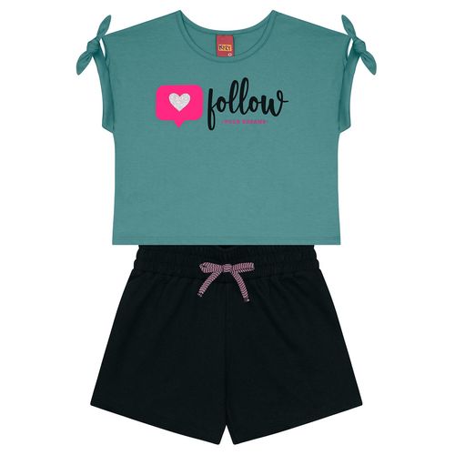 CONJUNTO INFANTIL - FEMININO - TAMANHO 4 AO 8 # 1000259 - KYLY