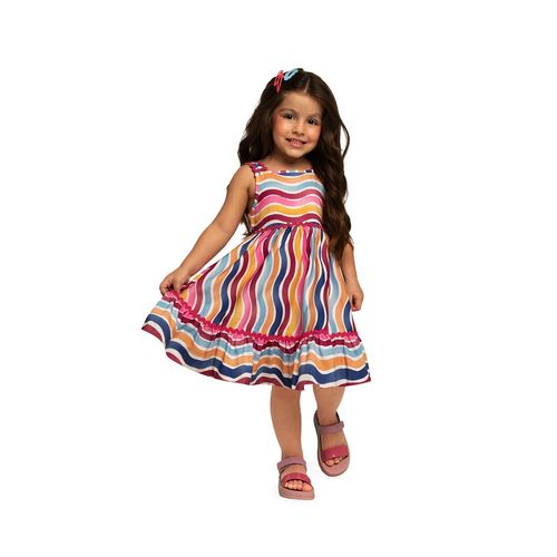 VESTIDO INFANTIL - FEMININO - TAMANHO 4 AO 8  # 6000061 - NANAI