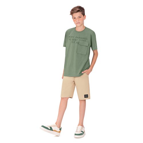CAMISETA JUVENIL - MASCULINO  - TAMANHO 10 AO 18 # 4000041 - LEMON