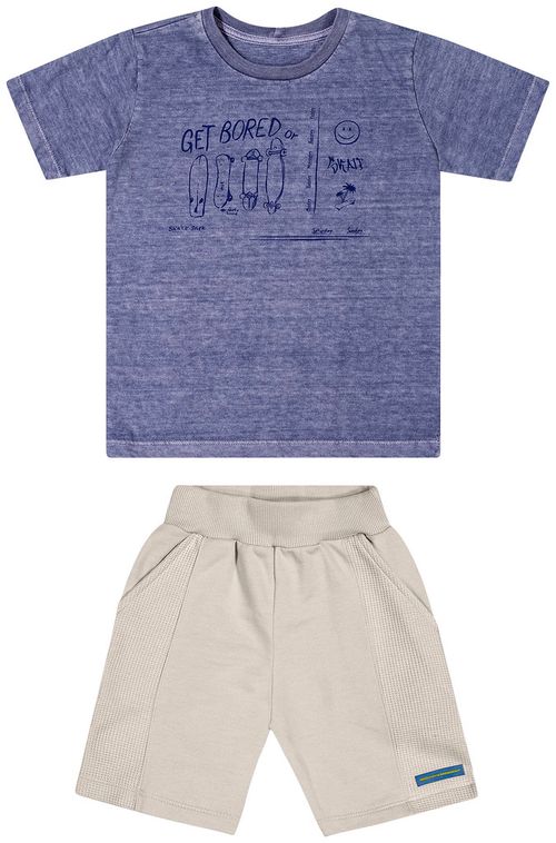 CONJUNTO INFANTIL - MASCULINO - TAMANHO 1 AO 3 # 28655 - ANGERÔ