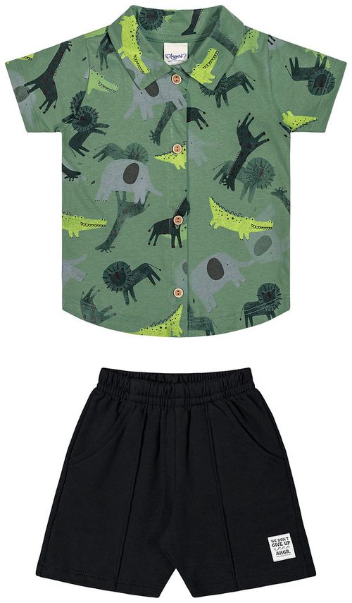CONJUNTO INFANTIL - MASCULINO - TAMANHO P AO G # 28641 - ANGERÔ