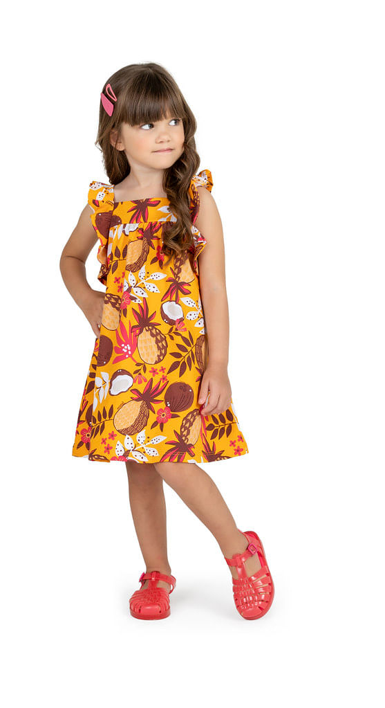 VESTIDO INFANTIL FEMININO TAMANHO AO 27796 ANGERÔ
