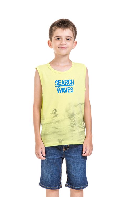 CAMISETA REGATA INFANTIL - TAMANHO 4 AO 8 #10548 - SBA