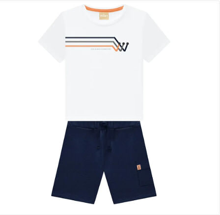 CONJUNTO INFANTIL - MASCULINO - TAMANHO 2 AO 3 #2000444 - MILON