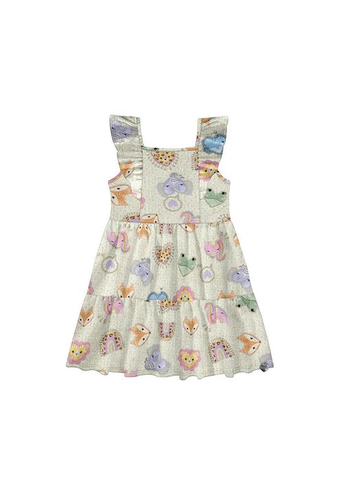 VESTIDO INFANTIL  4 AO 10 # 37596 - LUNENDER ALAKAZOO