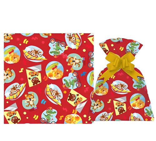 SAQUINHO PARA PRESENTE - 30X45 - ESPORTE ANIMAL - 50 UNIDADES #1200-279 - GALA PAIS & FILHOS
