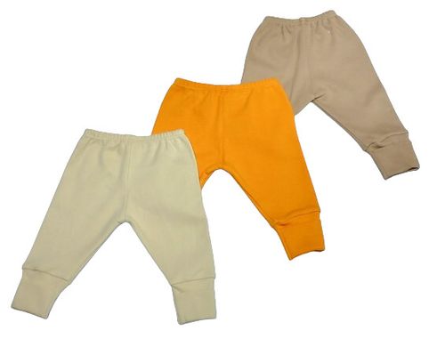 KIT CULOTE PÉ REVERSÍVEL- 3 UNIDADES - TAMANHO RN AO G # 433296 - BABY BEST