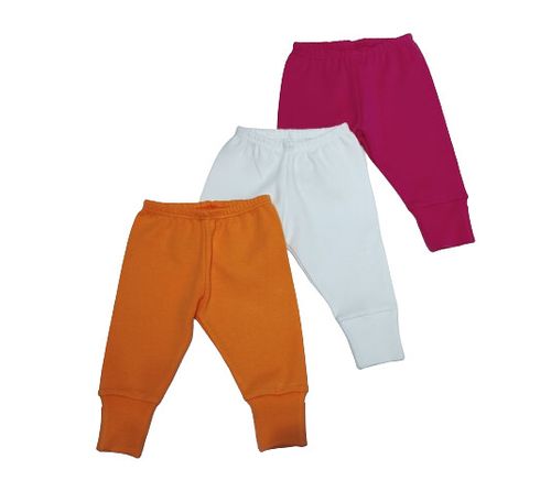 KIT CULOTE PÉ REVERSÍVEL- 3 UNIDADES - TAMANHO RN AO G # 432293 - BABY BEST