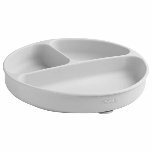 PRATO DE SILICONE SOFT COM DIVISÓRIAS E VENTOSA # 0300409 - PIMPOLHO