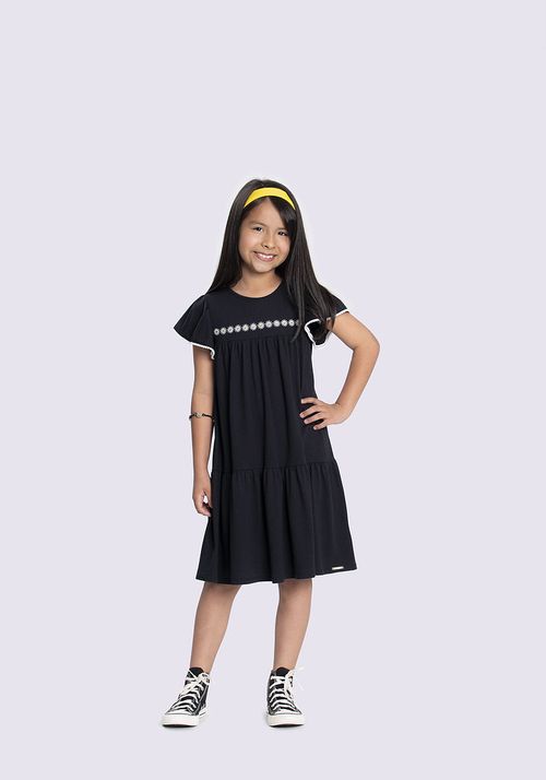VESTIDO INFANTIL 4 AO 10 # 37378 - LUNENDER ALAKAZOO