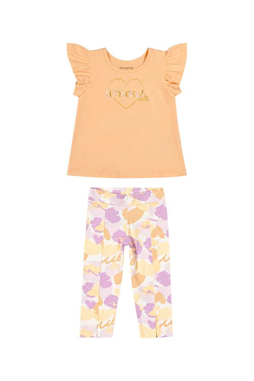 CONJUNTO INFANTIL - FEMININO - TAMANHO 1 AO 3 # 71104 - COLORITTÁ