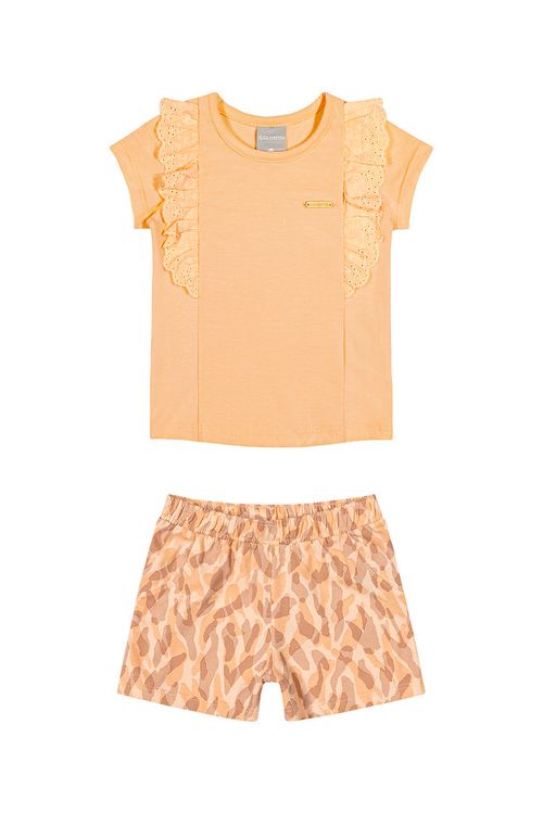 CONJUNTO INFANTIL - FEMININO - TAMANHO 4 AO 8 # 73149 - COLORITTÁ
