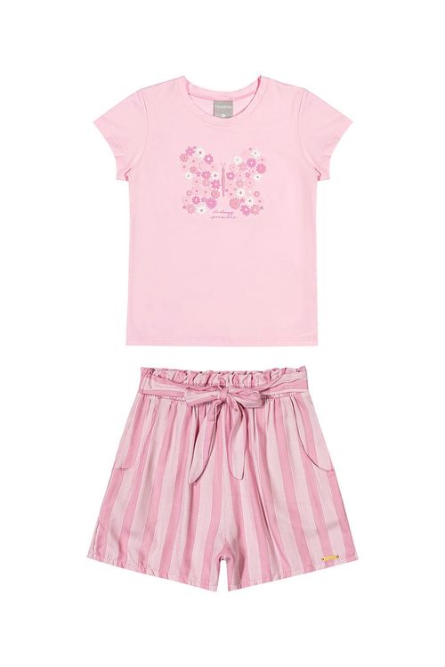 CONJUNTO INFANTIL - FEMININO - TAMANHO 4 AO 8 # 75142 - COLORITTÁ