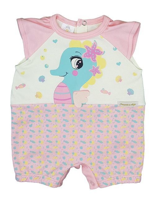MACACÃO CURTO - PEIXE - TAMANHO P AO G #25920 - PRESENTE DE ANJO
