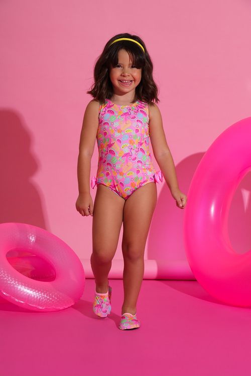MAIÔ BEBÊ FLAMINGO - TAMANHO 1 AO 3 # 63094 - EVERLY