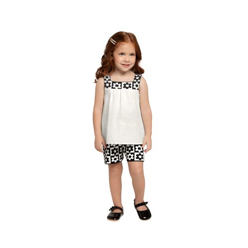 CONJUNTO INFANTIL - FEMININO - TAMANHO 4 AO 8 #2000383  - MILON