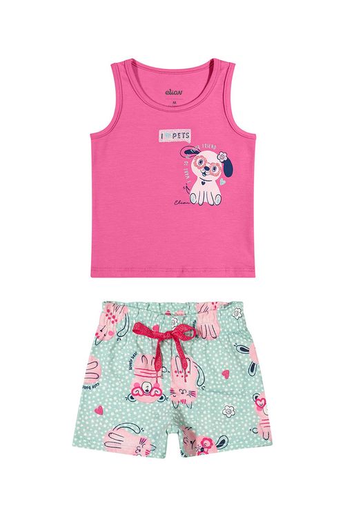 CONJUNTO INFANTIL - FEMININO - TAMANHO 1 AO 3 # 211515 - ELIAN