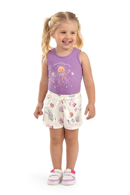 CONJUNTO INFANTIL - FEMININO - TAMANHO  1 AO 3 # 232026 - ELIAN