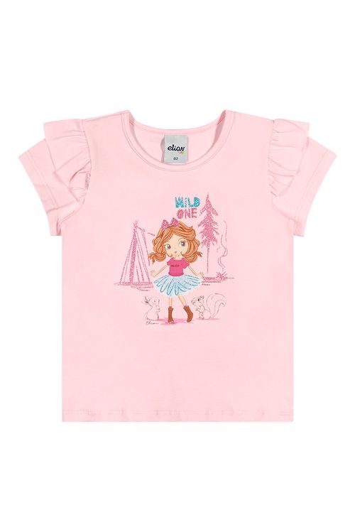 BLUSA INFANTIL- FEMININO - TAMANHO 4 AO 8 # 232044 - ELIAN