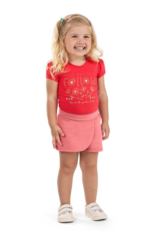 BLUSA INFANTIL- FEMININO - TAMANHO 4 AO 8 # 232076 - ELIAN