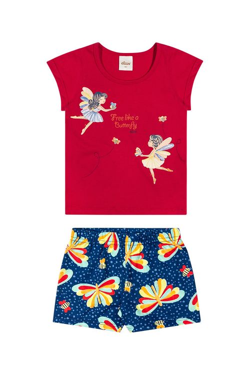 CONJUNTO INFANTIL - FEMININO - TAMANHO  4 AO 8 # 232056 - ELIAN