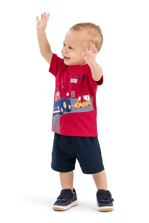 CONJUNTO INFANTIL - MASCULINO - TAMANHO  1 AO 3 # 201253 - ELIAN