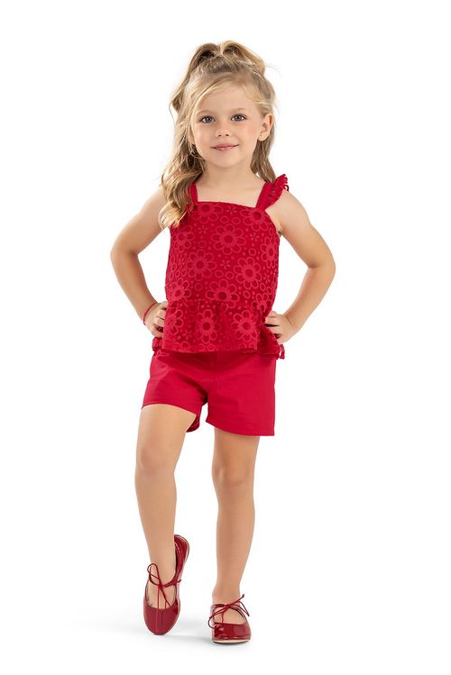 CONJUNTO INFANTIL - FEMININO - TAMANHO  4 AO 8 # 232020 - ELIAN