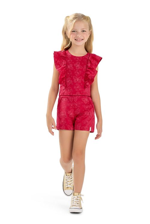 CONJUNTO INFANTIL - FEMININO - TAMANHO  4 AO 8 # 251812 - ELIAN
