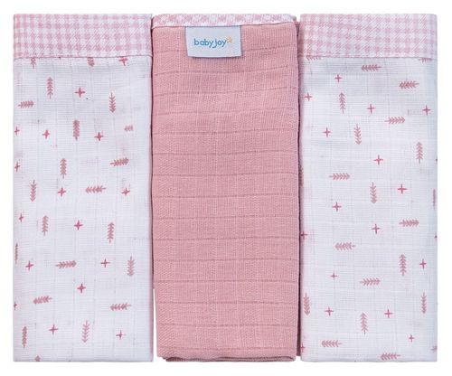 PANO DE BOCA QUADRICULADO - 3 UNIDADES #580446 - BABY JOY