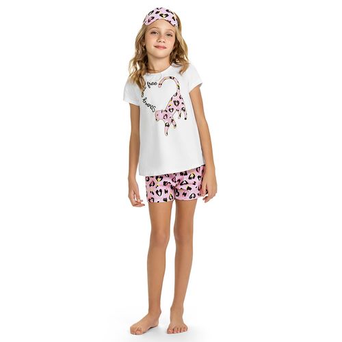 CONJUNTO FEMININO PIJAMA 4 AO 8 # 1000649 - KYLY