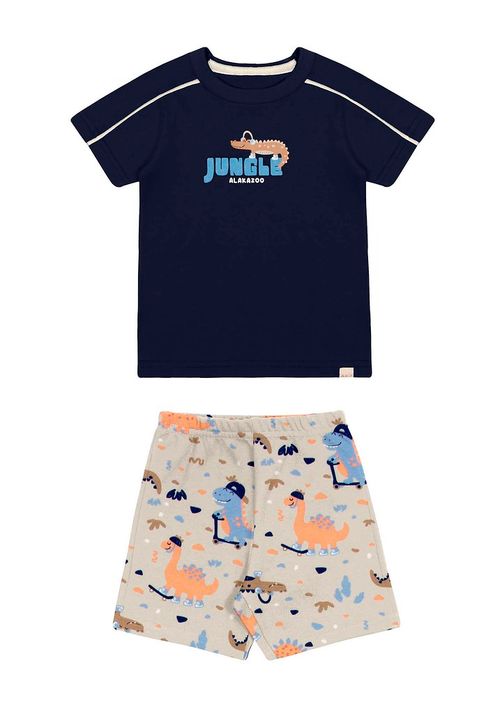 CONJUNTO INFANTIL -  MASCULINO - TAMANHO 2 AO 3 # 45356 - LUNENDER ALAKAZOO