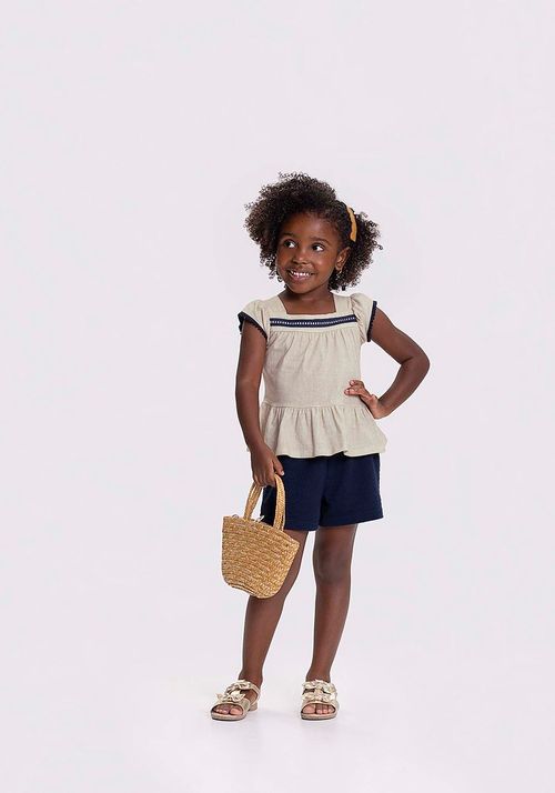 CONJUNTO - FEMININO - INFANTIL - TAMANHO 2 AO 3# 46859 - LUNENDER