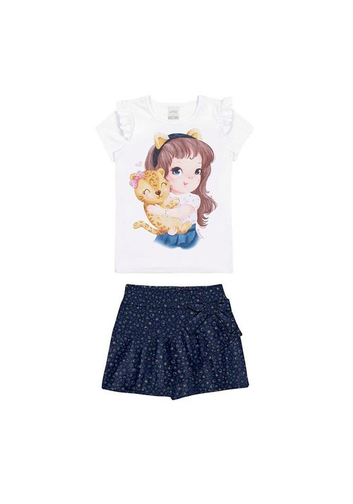 CONJUNTO - INFANTIL - TAMANHO 4 AO 10 # 46862 - LUNENDER
