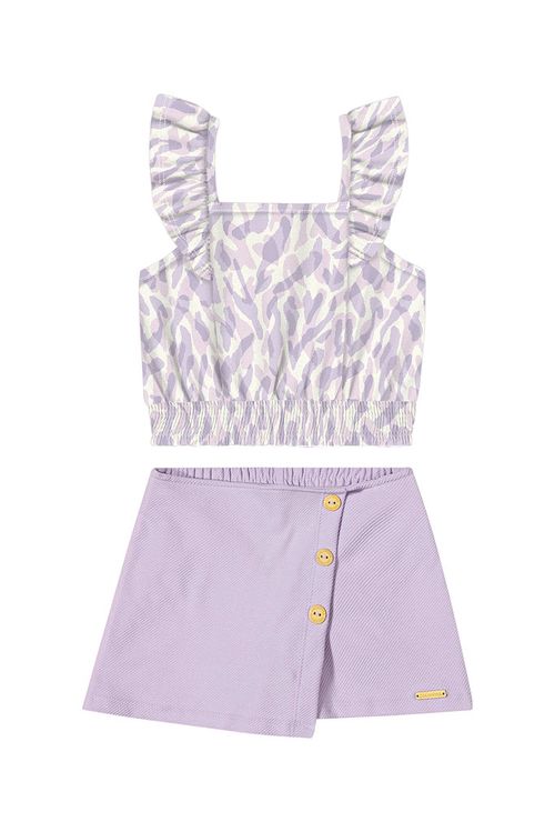CONJUNTO INFANTIL - FEMININO - TAMANHO 4 AO 8 # 73162 - COLORITTÁ