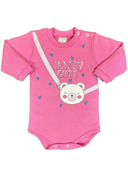 KIT BODY MANGA LONGA - FEMININO - 3 UNIDADES - TAMANHO RN AO EG #8581 - PETUTINHA