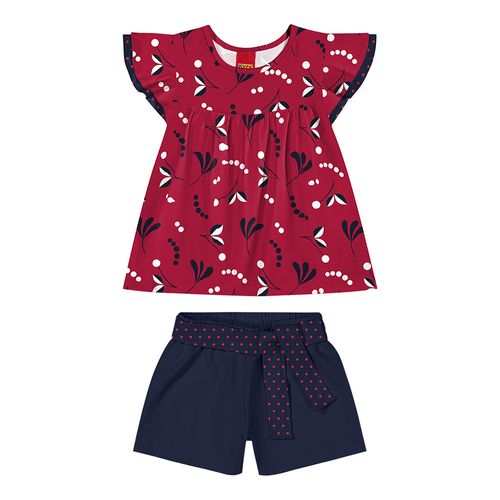 CONJUNTO - INFANTIL - FEMININO - TAMANHO 2 AO 3 # 1000541 - KYLY