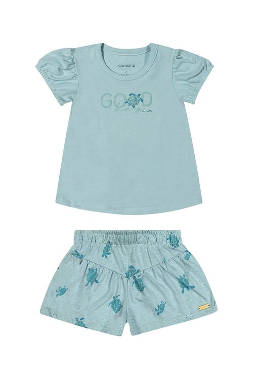 CONJUNTO INFANTIL - FEMININO - TAMANHO  1 AO 3 # 71123  - COLORITTÁ