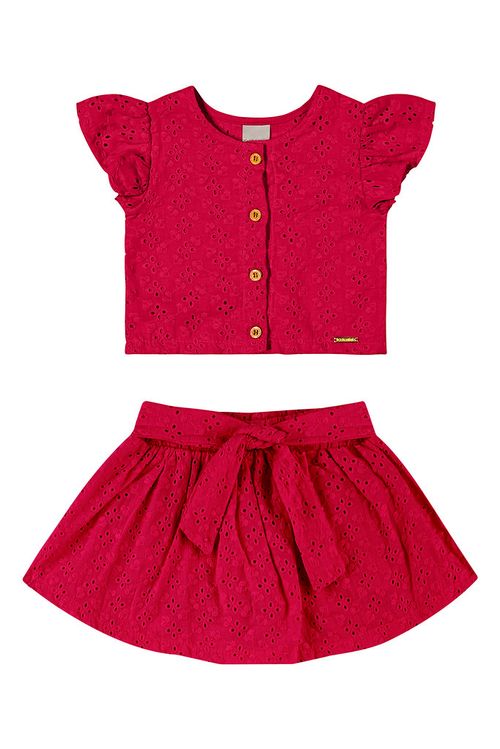 CONJUNTO INFANTIL - FEMININO - TAMANHO 4 AO 8 # 73205 - COLORITTÁ