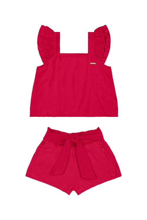 CONJUNTO INFANTIL - FEMININO - TAMANHO  4 AO 8 # 73203 - COLORITTÁ