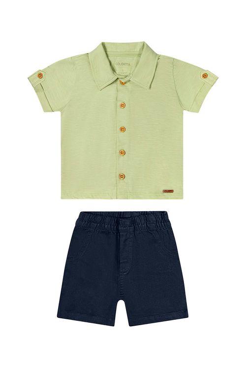CONJUNTO INFANTIL - MASCULINO - TAMANHO 1 AO 3 # 70120 - COLORITTÁ