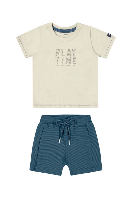 CONJUNTO INFANTIL - MASCULINO - TAMANHO 1 AO 3 # 70109 - COLORITTÁ