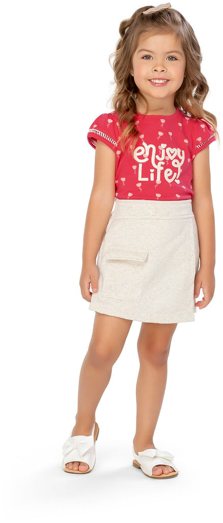CONJUNTO FEMININO  4 AO 8 # 27923 - ANGERÔ