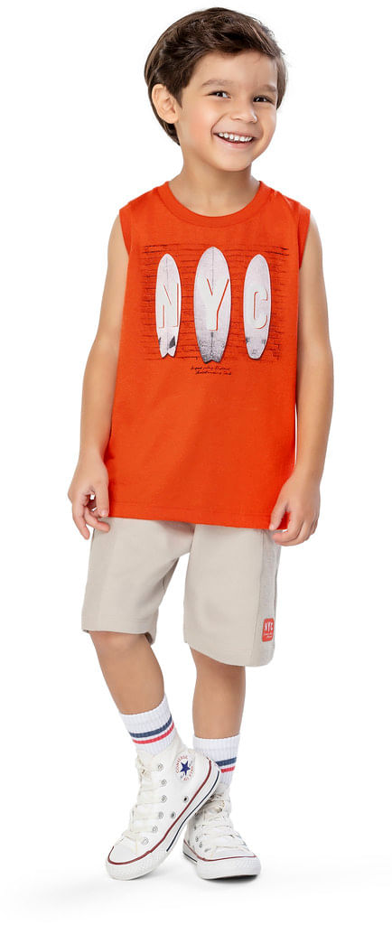 CONJUNTO REGATA MASCULINO 1 AO 3 # 28715 - ANGERÔ