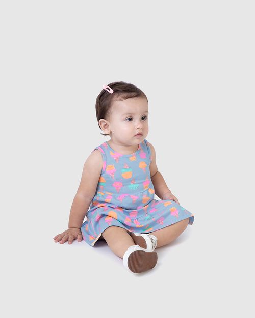 VESTIDO CURTO - TAMANHO 1 AO 3 # 1000122566 - MALWEE