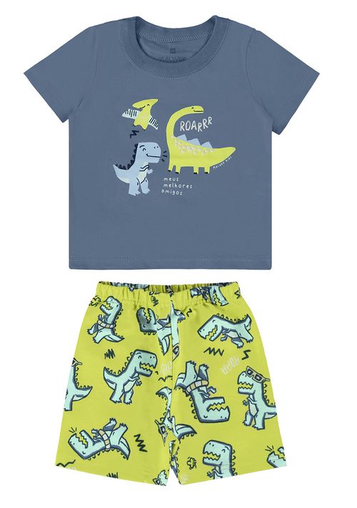 CONJUNTO - INFANTIL - MASCULINO - TAMANHO 1 AO 3 # 1000122630- MALWE