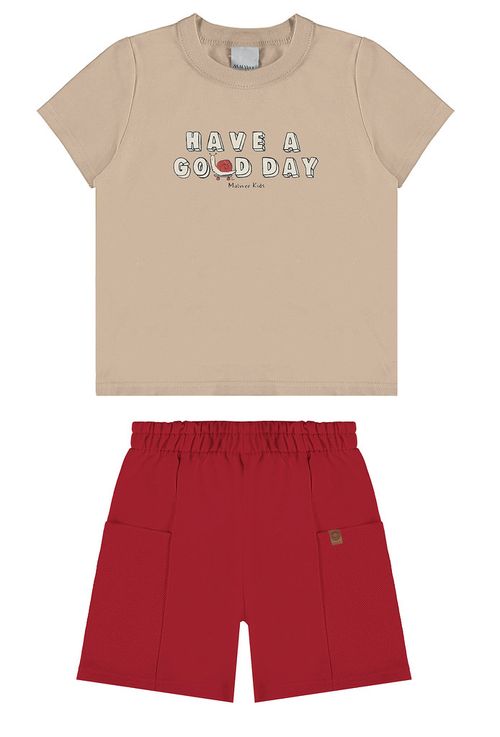CONJUNTO - MASCULINO - INFANTIL - TAMANHO 1 AO 3 # 1000122765 - MALWE