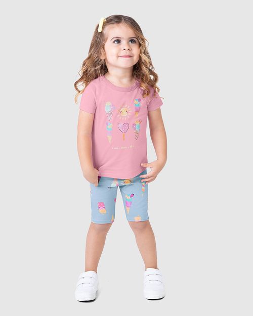 CONJUNTO - FEMININO - INFANTIL - TAMANHO 1 AO 3 # 1000124299 - MALWE