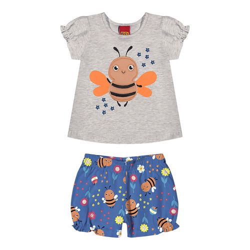 CONJUNTO INFANTIL-  FEMININO - TAMANHO 2 AO 3 #1000522 - KYLY